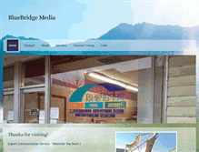 Tablet Screenshot of bluebridgemedia.com